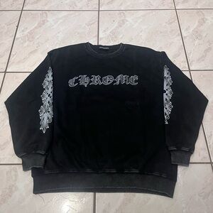 Black chrome hearts sweatshirt